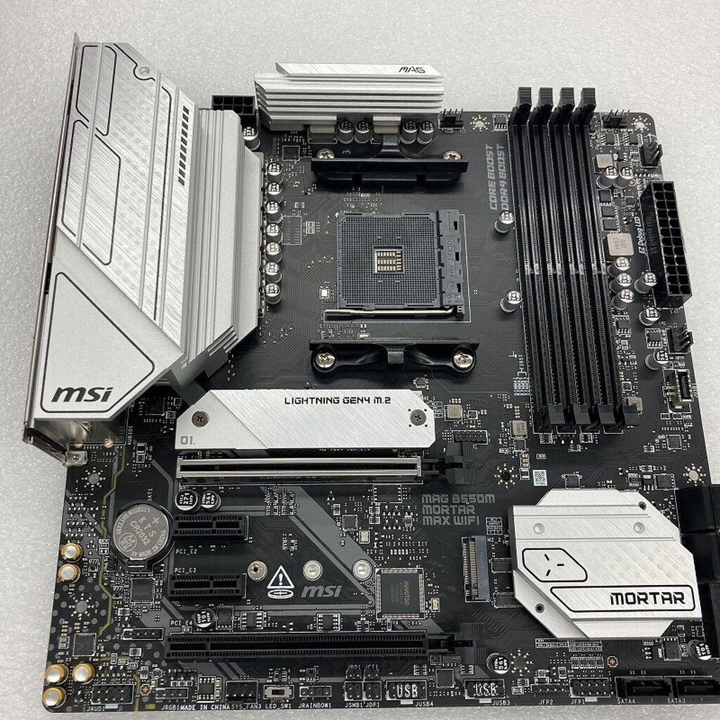 中古 MSI MAG B550M MORTAR MAX WIFI(B550 AM4 mATX DDR4