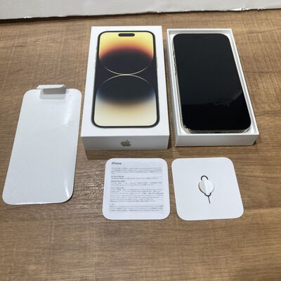 【富山本郷店】中古  【SoftBank版SIMフリー】Apple iPhone14 Pro 6.1インチ 256GB (ゴールド) MQ173J/A 155012 