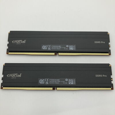 【神戸・三宮店】中古  Crucial CP2K16G56C46U5 (DDR5 PC5-44800 16GBx2) 3430006386 