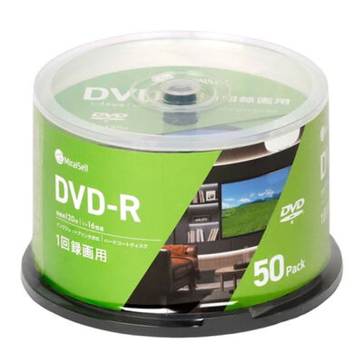 Miraisell  MS2-DR120PWC-50S (DVD-R 4.7GB 50枚) 