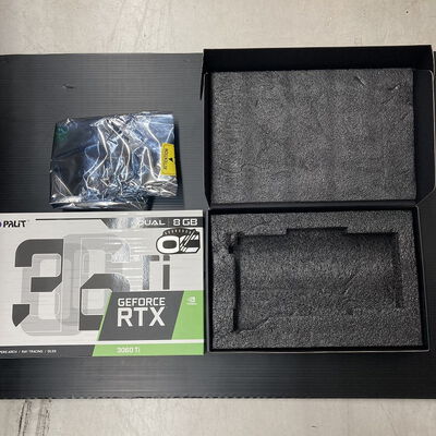 【広島店】中古  【LHR版】Palit NE6306TS19P2-190AD V1 (RTX3060Ti Dual OC V1 8GB) 146436 