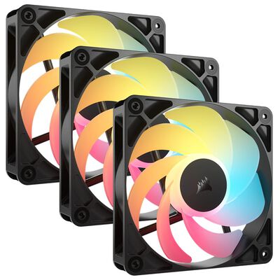 Corsair  RS120-R ARGB Triple Reverse Fans CO-9050196-WW (3個パック ブラック) 