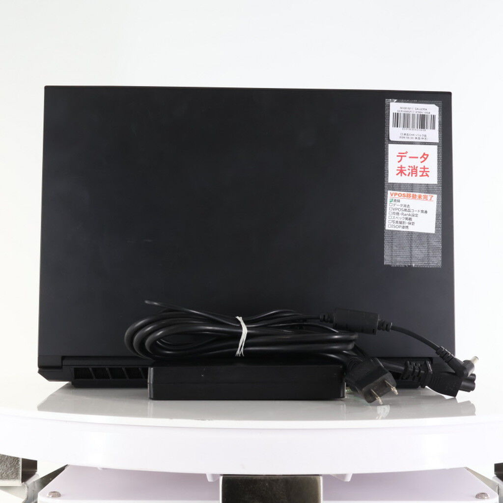 中古 GALLERIA GCR1650GF(i7-9750H/16GB/SSD512GB/GTX1650) 3410015211