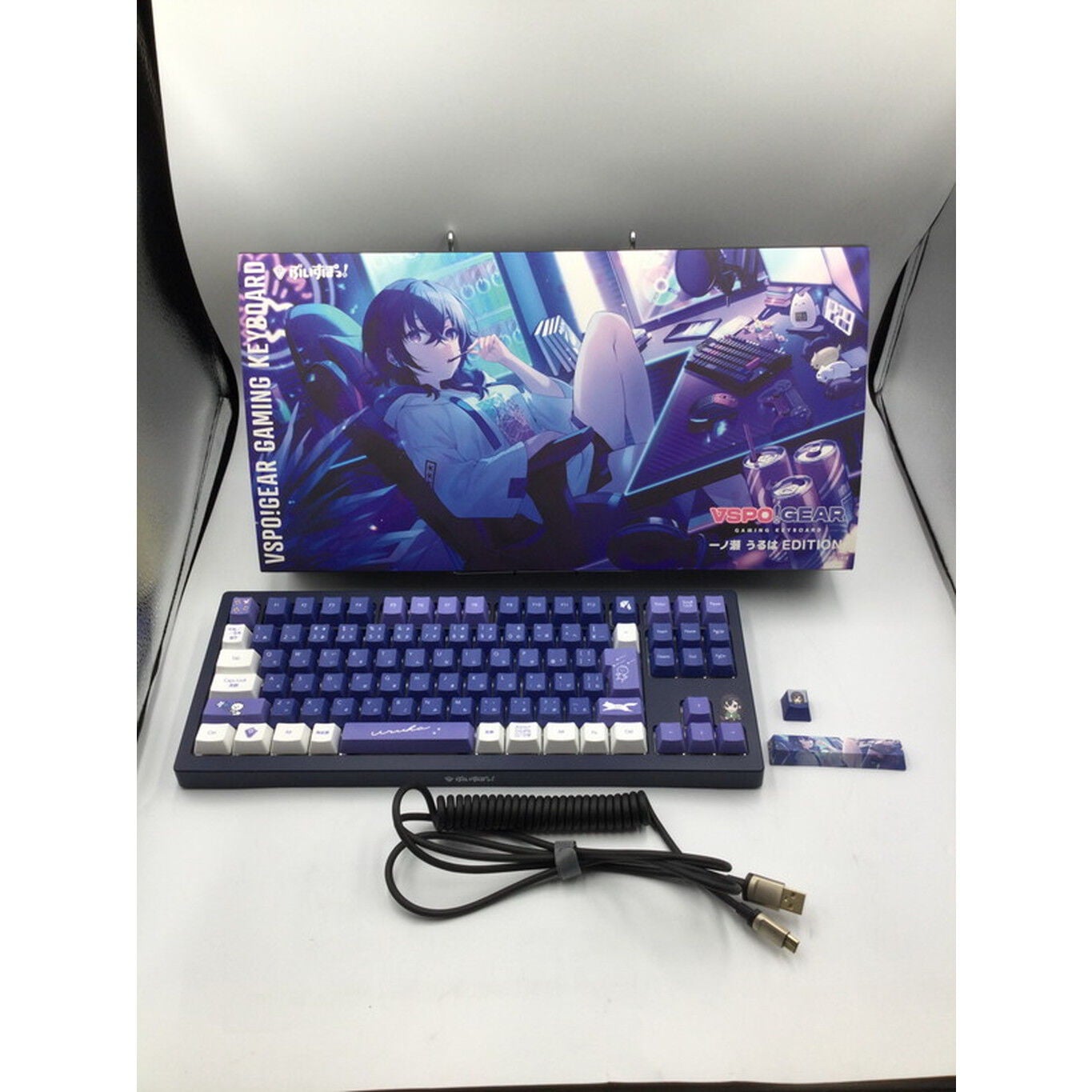 VSPO GEAR GAMING KEYBOARD 一ノ瀬うるは EDITION ゲーミング