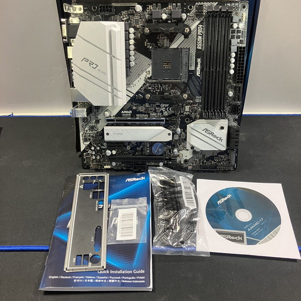 中古 ASRock B550M Pro4 (B550 AM4 mATX DDR4) 142938 （365392