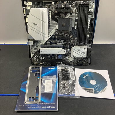 【大宮店】中古  ASRock B550M Pro4 (B550 AM4 mATX DDR4) 142938 