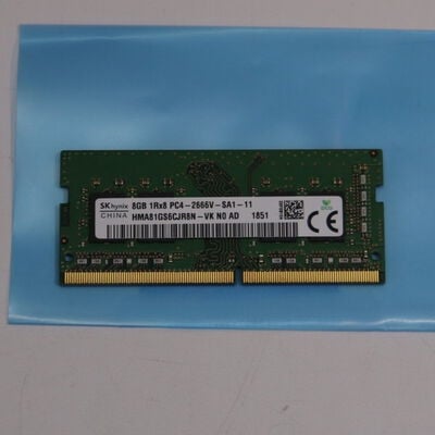 【札幌店】中古  PC4-21300 8GB ノート用(DDR4-2666) 150695 