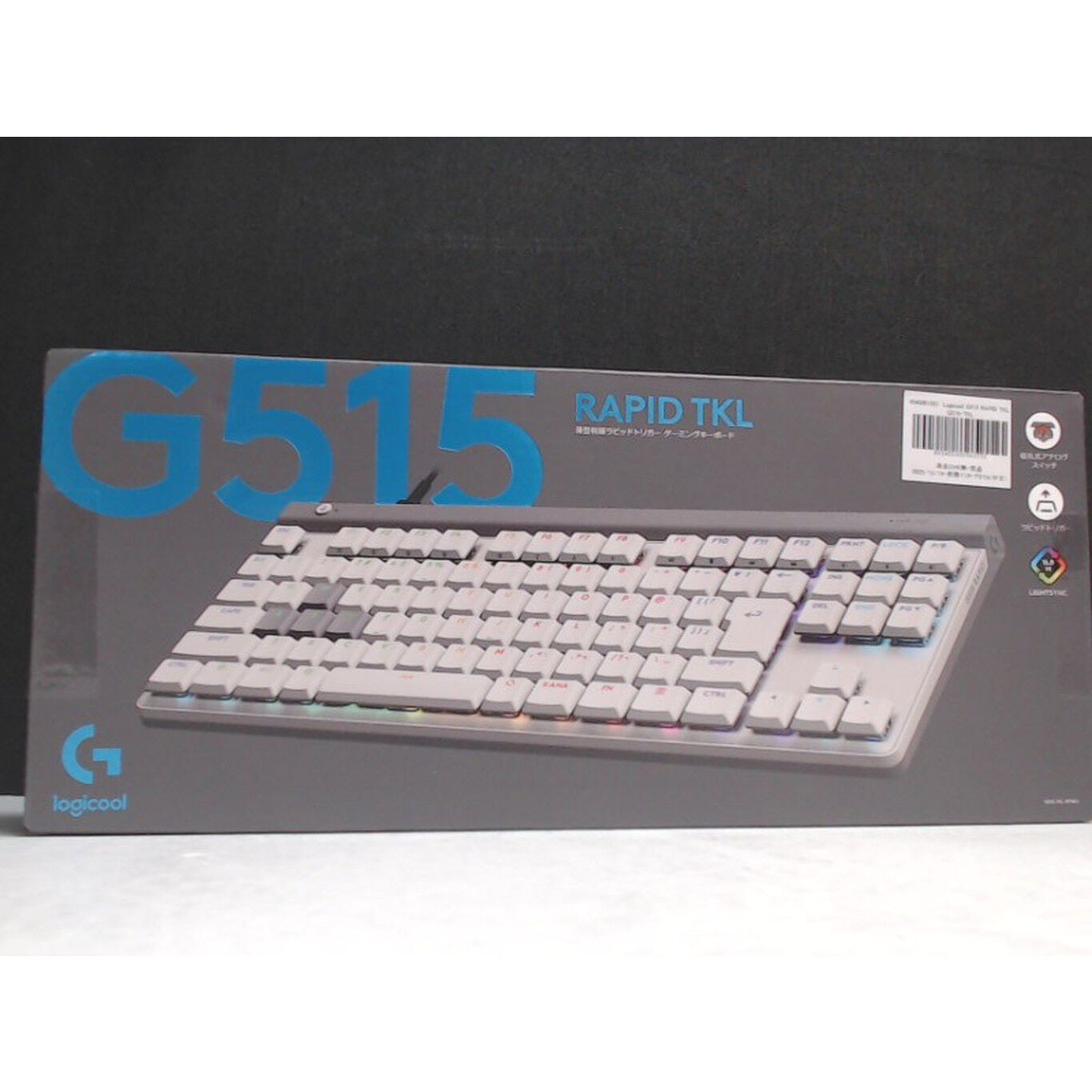 中古 Logicool G515 RAPID TKL G515-TKL-RTWH (ホワイト) 4540001831