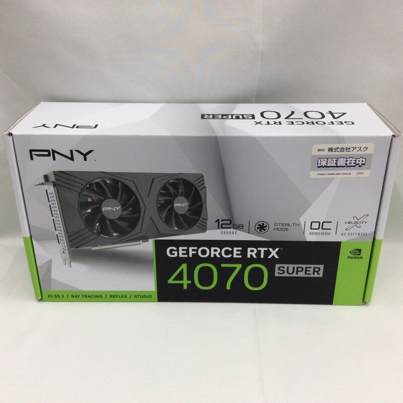 中古 PNY VCG4070S12DFXPB1-O (RTX4070 SUPER 12GB) 1300007629