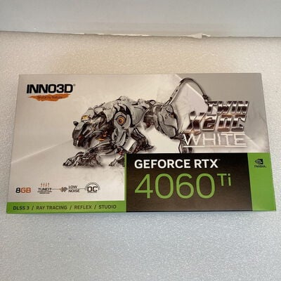 【京都店】中古  INNO3D GeForce RTX 4060 Ti 8GB TWIN X2 OC WHITE 3180006541 