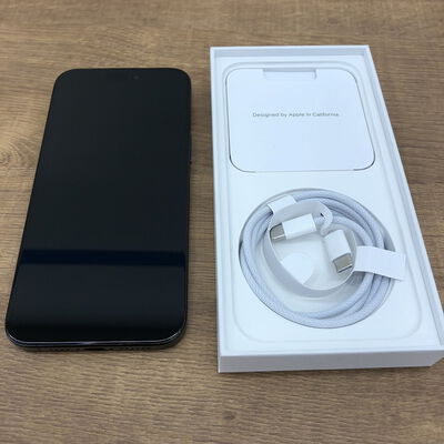 【宇都宮鶴田店】中古  【国内版SIMフリー】Apple iPhone15 Pro Max 256GB ブラックチタニウム MU6P3J/A 161250 