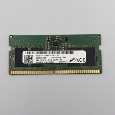 【甲府飯田店】中古  PC5-38400 8GB ノート用(DDR5-4800) 158768 