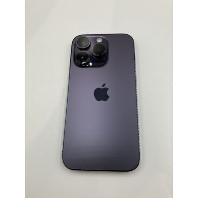 【座間相武台】中古  【au版SIMフリー】Apple iPhone14 Pro 6.1インチ 256GB (ディープパープル) MQ1E3J/A 155017 