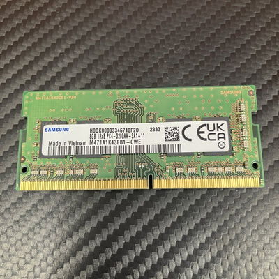 【富士青葉店】中古  Samsung M471A1K43EB1-CWE (PC4-25600 8GB ノート用DDR4-3200)  5070002251 