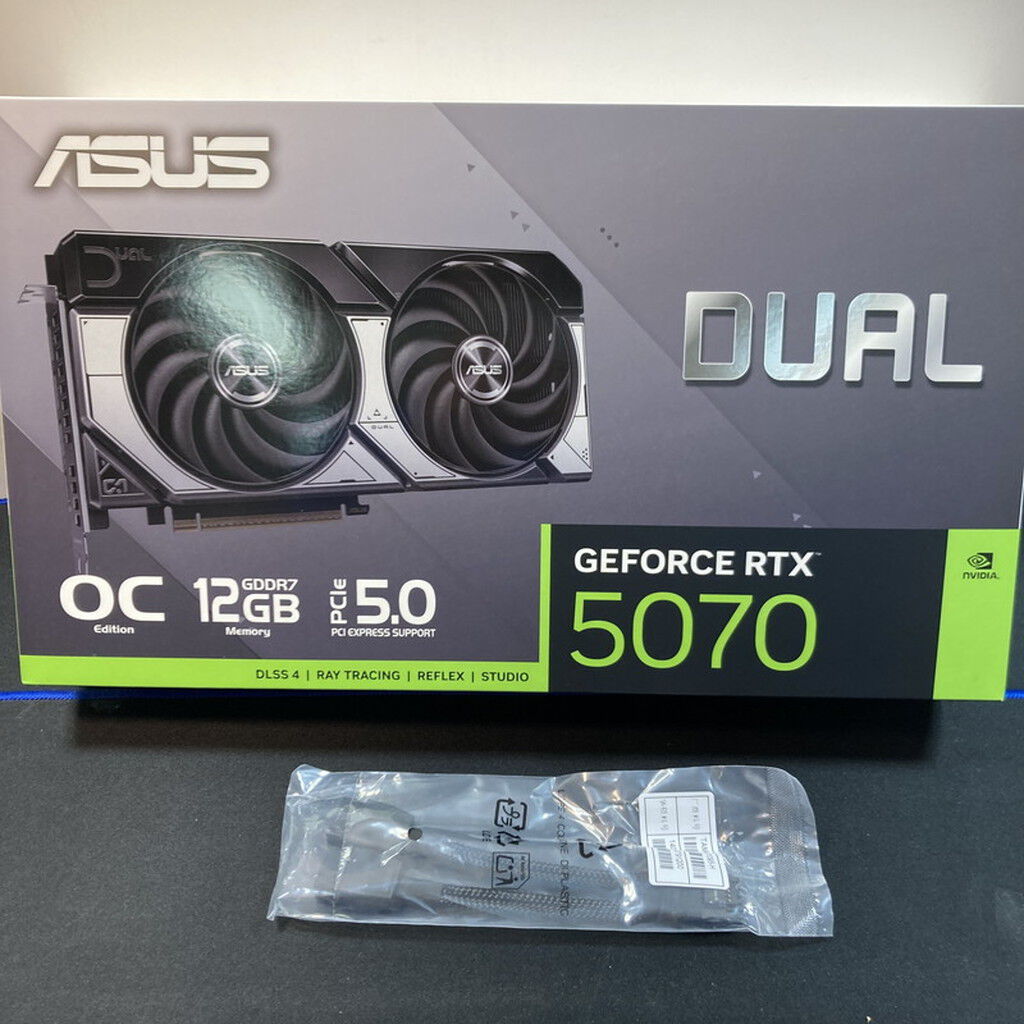 中古 ASUS DUAL-RTX5070-O12G（RTX5070 12GB） 3480038233【5/13値下げ