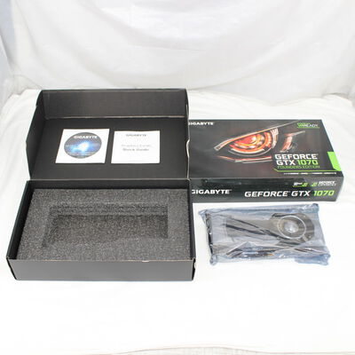 【通販センター】中古  GIGABYTE GV-N1070D5-8GD-B（GTX1070 8GB） 3480035067 