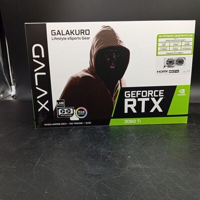 【大須店】中古  【LHR版】玄人志向 GK-RTX3060Ti-E8GB/WHITE/LHR (3060Ti 8GB) 146432 