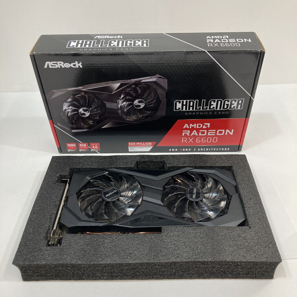 中古 ASRock RX6600 CLD 8G(RX 6600 8GB) 147695 （334443