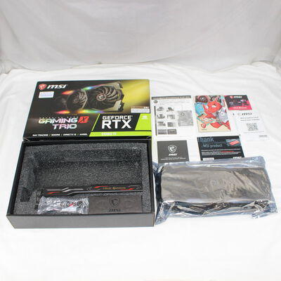 【通販センター】中古  MSI GeForce RTX 2080 Ti GAMING X TRIO（RTX2080Ti 11GB） 3480035038 