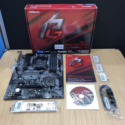【甲府飯田店】中古  ASRock B550 Phantom Gaming 4 (B550 AM4 ATX DDR4) 142933 
