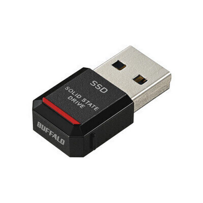 BUFFALO SSD-PST500U3BA/D (USB3.2 Gen2 小型SSD 500GB) ｜ パソコン