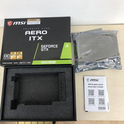 【長野稲里店】中古  MSI GeForce GTX 1660 SUPER AERO ITX OC (GTX1660 SUPER) 141207 