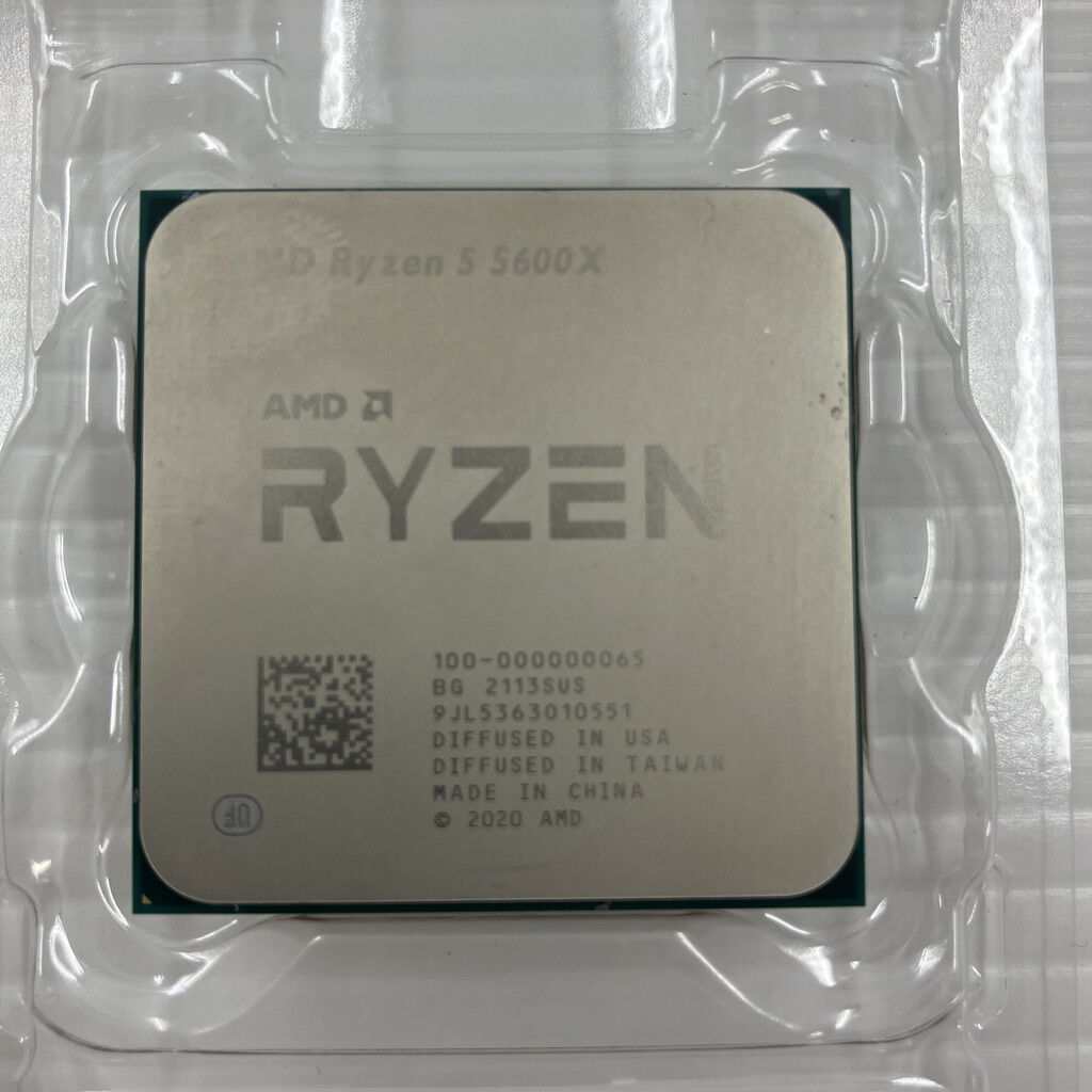 中古 AMD Ryzen 5 5600X (AM4/3.7/35M/C6/T12/65W) 143916 （396418