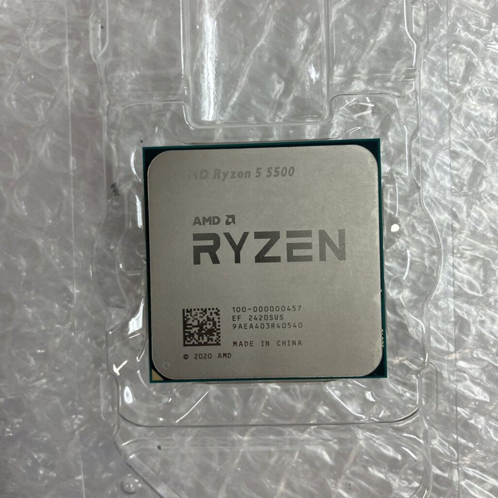 中古 AMD Ryzen 5 5500 (AM4/3.6GHz/19M/C6/T12/65W) 150184 （397621
