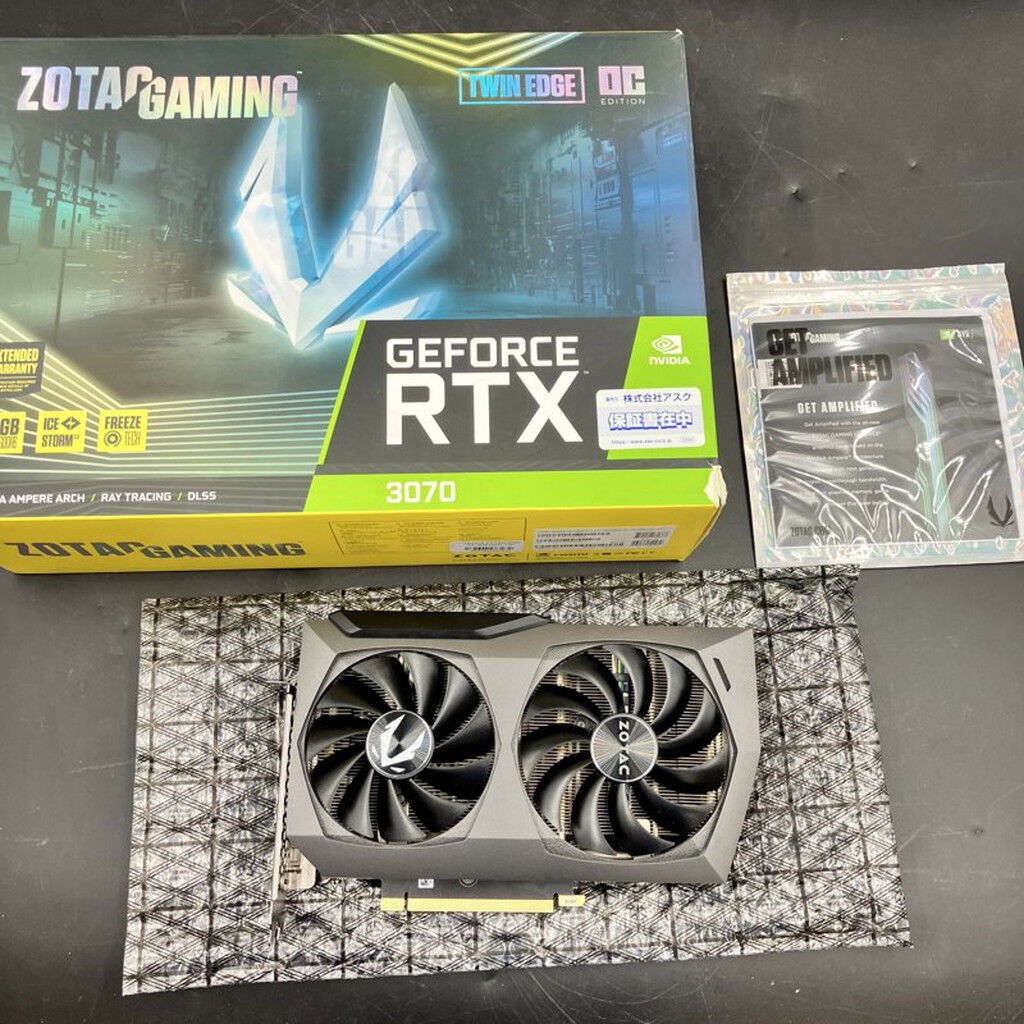 中古 ZOTAC GAMING GeForce RTX 3070 Twin Edge OC ZT-A30700H-10P