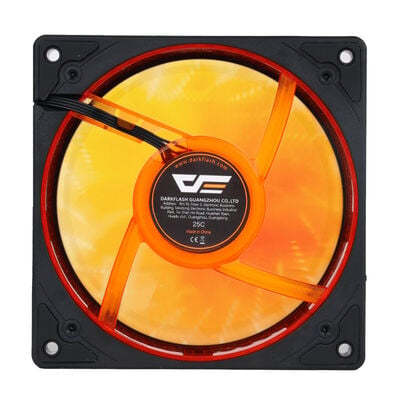 darkFlash  DE8R DF-DE8R-B-HQ1 (120mm ブラック ARGB リバースファン) 