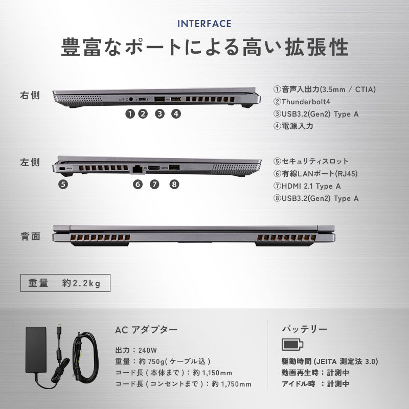 GALLERIA XL7C-R56-C6A Adobe Creative Cloud推奨スペックモデル（XL7C