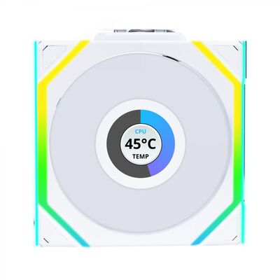 Lian-Li  UNI FAN SL WIRELESS LCD120 WT 3Pack UF-SL120-LCD-WLS-3W (120mm ホワイト 3個パック) 