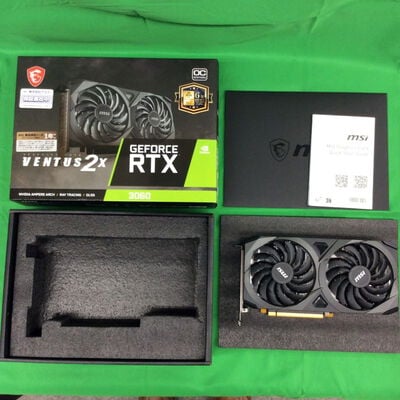 【川崎店】中古  MSI GeForce RTX 3060 VENTUS 2X 12G OC (RTX3060 12GB) 144777 