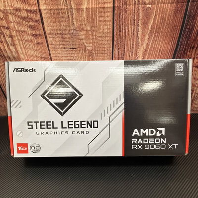 【富士青葉店】中古  ASRock RX9060XT SL 16GO(RX9060XT Steel Legend 16G) 179896 