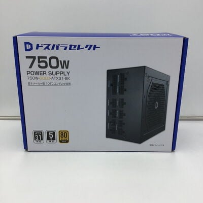 【白山FM松任店】中古  ﾄﾞｽﾊﾟﾗｾﾚｸﾄ 750W-GOLD-ATX31-BK(750W BK ATX3.1) 4950001282 
