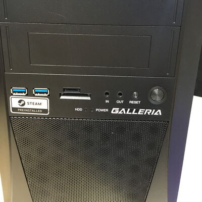 【松山環状枝松店】中古  THIRDWAVE GALLERIA XF(i7-9700F/16GB/SSD500GB+HDD2TB/DVDMt/RTX2070SUPER 8GB/W10H) 187099 