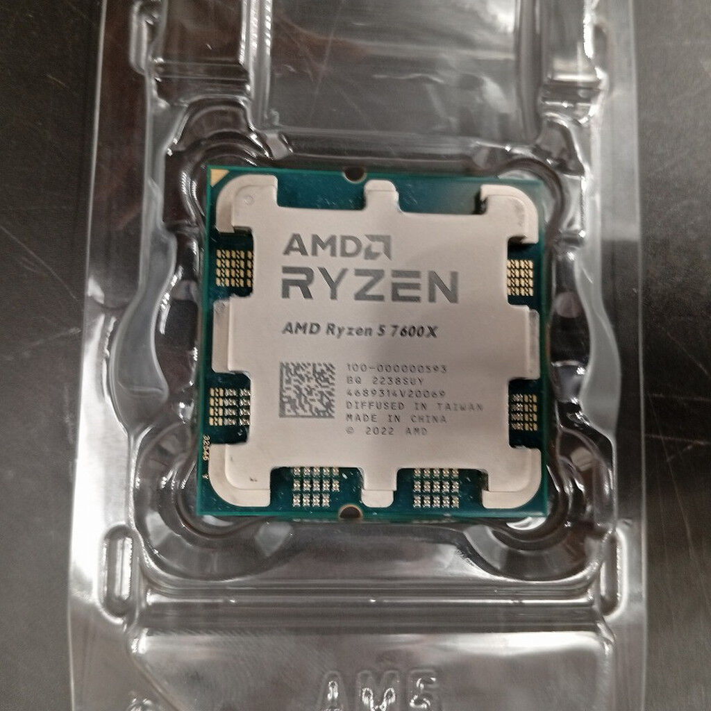 中古 AMD Ryzen 5 7600X (AM5/4.7GHz/38M/C6/T12/105W 152464