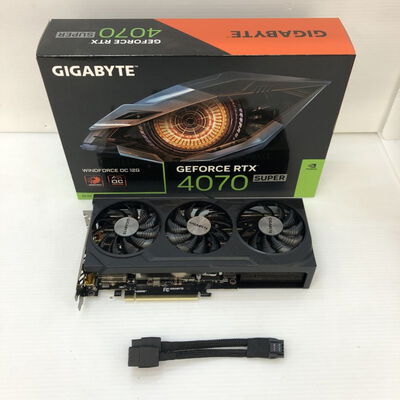 【徳島住吉店】中古  GIGABYTE　GV-N407SWF3OC-12GD RTX4070S/12G (RTX4070 SUPER 12GB) 5230001140 