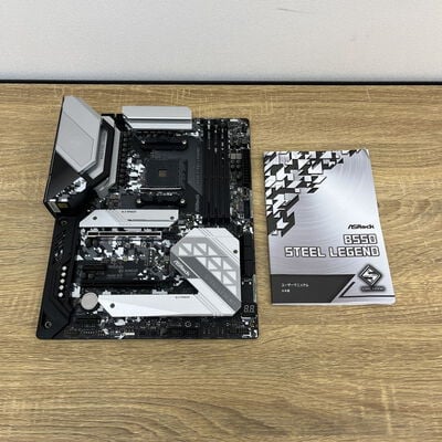 【津ラッツ店】中古  ASRock B550 Steel Legend (B550 AM4 ATX DDR4) 142936 