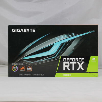 中古  GIGABYTE GV-N3080EAGLE OC-10GD(rev. 1.0)（RTX3080 10GB） 3480033728 