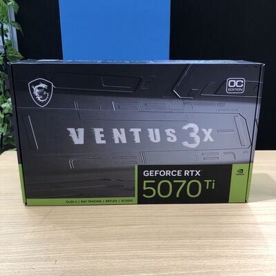 【甲府飯田店】中古  MSI GeForce RTX 5070 Ti 16G VENTUS 3X OC (RTX5070Ti 16G) 176551 