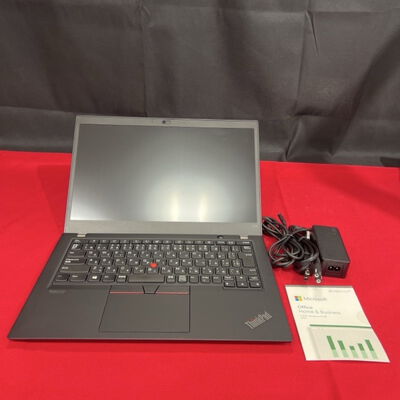 【静岡東瀬名店】中古  LENOVO ThinkPad X13 (AMD Ryzen 5 Pro 4650U 2.10GHz/32GB/SSD256GB/-/オンボード/13.3/1920x1080/Wi-Fi/WEBCAM/W11P/Microsoft Office Home and Business 2024) 184183 
