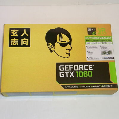【京都店】中古  玄人志向　GF-GTX1060-E6GB/OC2/DF(GTX1060 6G ) 1230007307 