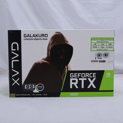 【通販センター】中古  玄人志向 GK-RTX3060-E12GB/OC/WHITE (RTX3060 12GB) 144780 