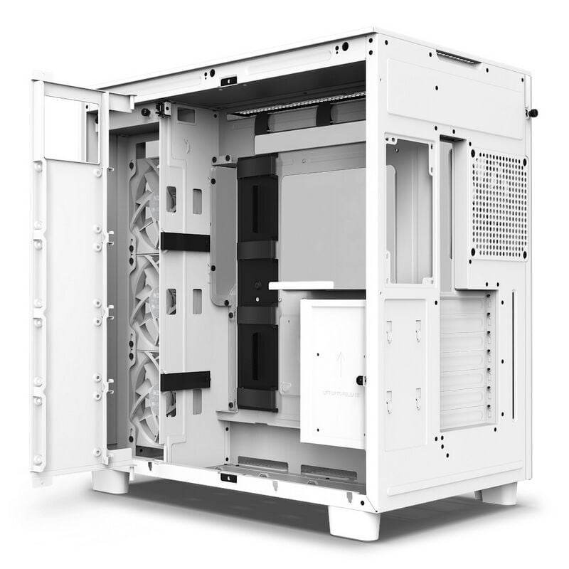 PCケース(自作PC用) NZXT H9 Flow [White] CM-H91FW-01 NZXT H9 Flow CM-H91FW-01 [ホワイト] 価格比較 - 価格.com