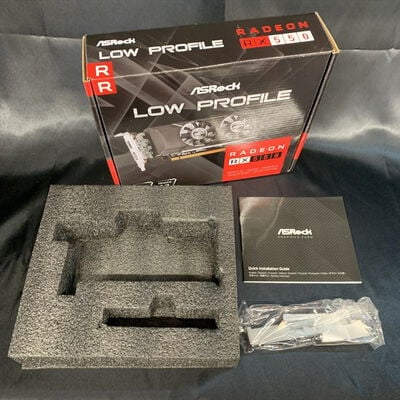 【横浜駅前店】中古  ASRock RX550 LP 4G (Radeon RX550 4GB GDDR5 1H1P) 199771 