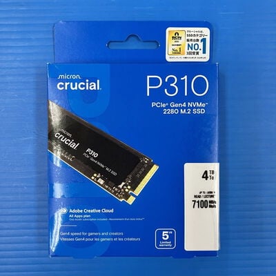 【大須店】中古  Crucial P310 CT4000P310SSD8-JP (M.2 Gen4 4TB) 3120024201 