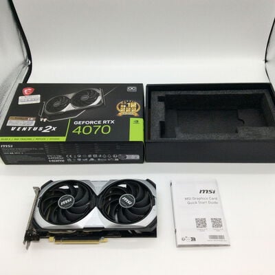 【浜松店】中古  MSI GeForce RTX 4070 VENTUS 2X 12G OC (RTX4070 12GB) 157129 