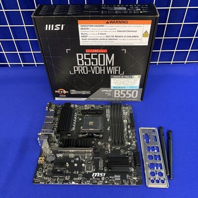 【横浜駅前店】中古  MSI B550M PRO-VDH WIFI (B550 AM4 mATX DDR4) 142922 