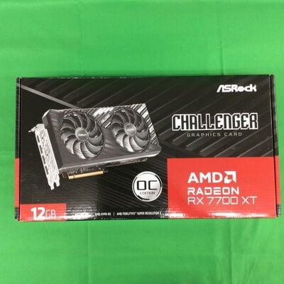【川崎店】中古  ASRock RX7700XT CL 12GO RX7700XT Challenger OC (RX7700XT 12G) 162739 